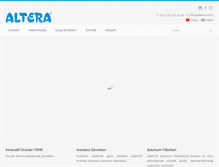 Tablet Screenshot of altera.com.tr
